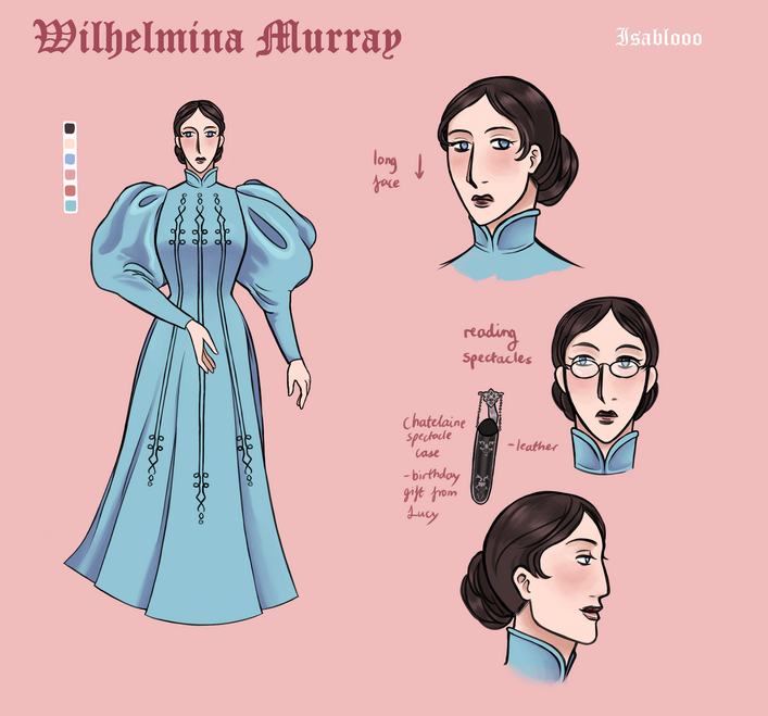 Wilhelmina Murray Character Reference Sheet