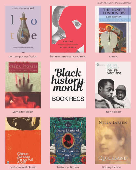 Black History Month infographic for SmashBear Publishing