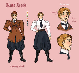 Kate Reed Reference Sheet for Dracula's Guest