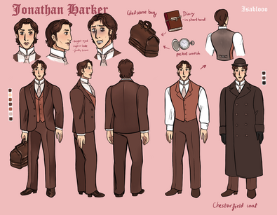 Jonathan Harker Reference Sheet for Dracula's Guest